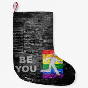 Petite Chaussette De Noël Mur de briques SlipperyJoe's Be You personnage bât