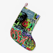 Petite Chaussette De Noël Mur de graffitis : Hip hop urbain (Devant (Accrochage))