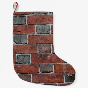 Petite Chaussette De Noël Mur en brique