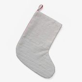Petite Chaussette De Noël Mur en brique blanche (Devant (Accrochage))