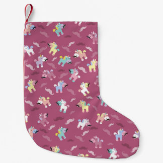 Petite Chaussette De Noël Mustachio Unicornio