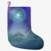 Petite Chaussette De Noël naissance du bas de Noël de Jésus (Devant)