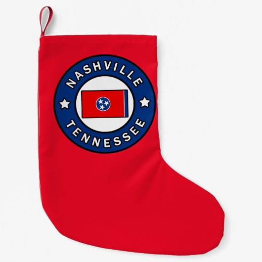 Petite Chaussette De Noël Nashville Tennessee (Devant)