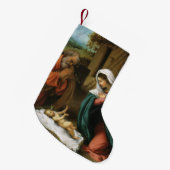 Petite Chaussette De Noël Nativité du Christ (Devant (Accrochage))
