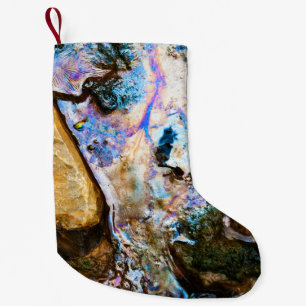 Petite Chaussette De Noël nature abstraite eau calme