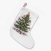 Petite Chaussette De Noël Noël Arbre Père Noël Joyeux Noël (Devant (Accrochage))