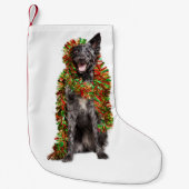 Petite Chaussette De Noël Noël australien de berger (Devant)