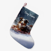 Petite Chaussette De Noël Noël australien personnalisé (Devant (Accrochage))