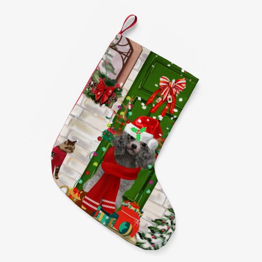 Petite Chaussette De Noël Noël aux canicules (Devant (Accrochage))