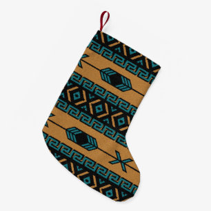 Petite Chaussette De Noël Noël aztèque tribal de Noël de sud-ouest de mot