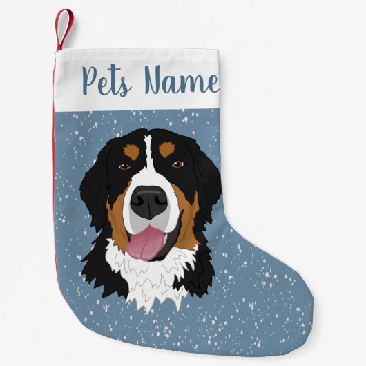 Petite Chaussette De Noël Noël Bernese Mountain Dog (Devant)