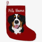 Petite Chaussette De Noël Noël Bernese Mountain Dog   (Devant)