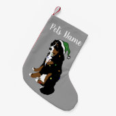 Petite Chaussette De Noël Noël Bernese Mountain Dog (Devant (Accrochage))