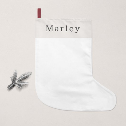 Petite Chaussette De Noël Noël Boho Moderne Avec Nom