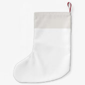 Petite Chaussette De Noël Noël Boho Moderne Avec Nom (Dos)