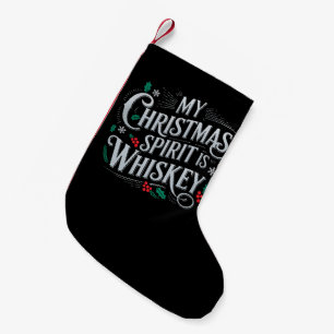 Petite Chaussette De Noël Noël Boire Whiskey Amateurs Boire Boire Boire Boir