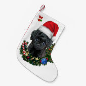 Petite Chaussette De Noël Noël Caniche (Devant (Accrochage))