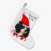 Petite Chaussette De Noël Noël Cavalier King Charles Spaniel (Devant (Accrochage))