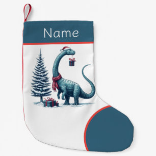 Petite Chaussette De Noël Noël chapeau de Noël Brontosaurus