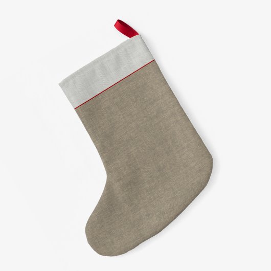 Petite Chaussette De Noël Noël d'animal familier personnalisé par silhouette (Dos (Accrochage))