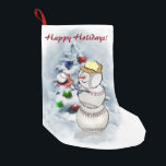 Petite Chaussette De Noël Noël de baseball Snowman<br><div class="desc">N'importe quel fan de baseball va adorer accrocher cet adorable bonhomme de neige à remplir par Père Noël. Une idée cadeau unique pour Noël que les amateurs de sport apprécieront.</div>