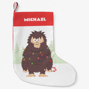 Petite Chaussette De Noël Noël de Bigfoot Sasquatch