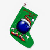 Petite Chaussette De Noël Noël de bowling (Devant (Accrochage))