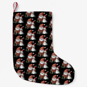 Petite Chaussette De Noël Noël de Gnome Saison d'Hiver Amoureux de Gnomes Va
