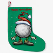 Petite Chaussette De Noël Noël de golf (Devant)