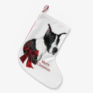 Petite Chaussette De Noël Noël de great dane de manteau Joyeux