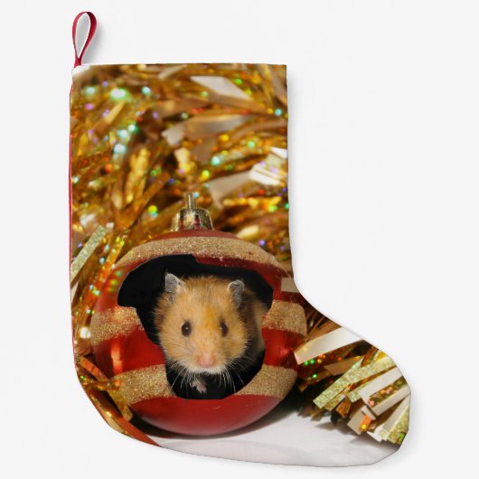 Petite Chaussette De Noël Noël de hamster (Devant)