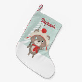 Petite Chaussette De Noël Noël de l'ours des bois (Devant (Accrochage))