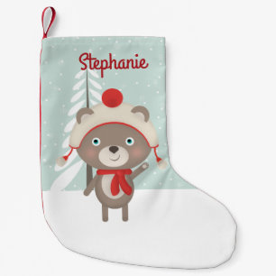 Petite Chaussette De Noël Noël de l'ours des bois