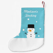 Petite Chaussette De Noël Noël De Neige D'Hiver Aux Enfants (Dos)