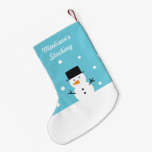 Petite Chaussette De Noël Noël De Neige D'Hiver Aux Enfants (Dos (Accrochage))