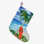 Petite Chaussette De Noël Noël de plage (Devant (Accrochage))