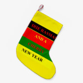 Petite Chaussette De Noël Noël de Rasta (Devant (Accrochage))