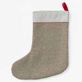 Petite Chaussette De Noël Noël de toile de vacances de chien de Faux de (Dos)