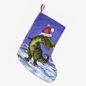 Petite Chaussette De Noël Noël de Tyrannosaurus (Devant (Accrochage))