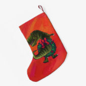 Petite Chaussette De Noël Noël de Tyrannosaurus (Dos (Accrochage))