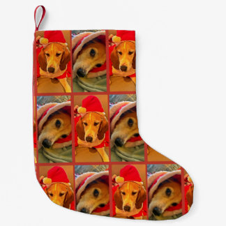 Petite Chaussette De Noël Noël des Doggys Stocker par Tamara Diaz Art