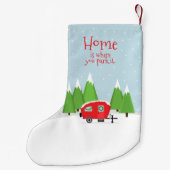 Petite Chaussette De Noël Noël du Camper Retro (Dos)