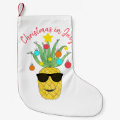 Petite Chaussette De Noël Noël en juillet (Devant)