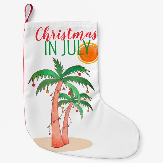 Petite Chaussette De Noël Noël en juillet Noël Stocker (Devant)