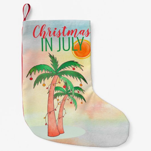 Petite Chaussette De Noël Noël en juillet Noël Stocker (Devant)
