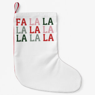 Petite Chaussette De Noël Noël Fa La La La La Vacances Xmas Drôle