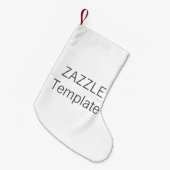 Petite Chaussette De Noël Noël fait sur commande stockant la copie dégrossie (Devant (Accrochage))