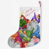 Petite Chaussette De Noël Noël Gnomes Noël Stocking Cadeau (Dos)