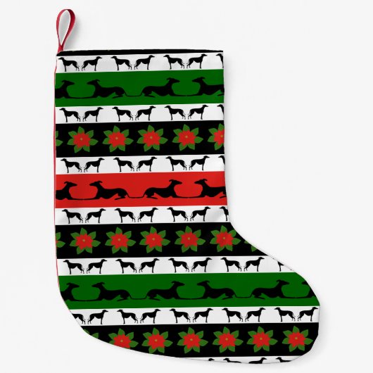Petite Chaussette De Noël Noël Greyhound (Devant)