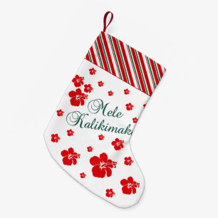 Petite Chaussette De Noël Noël hawaïen   Mele Kialikimaka